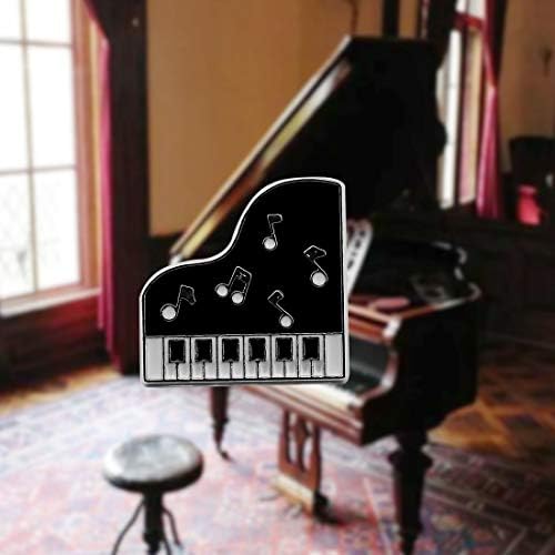 CENWA crno-bijela tastatura broš Pin Piano pokloni Piano Tastatura broš igla muzički nakit poklon za učitelja muzike piano Lover
