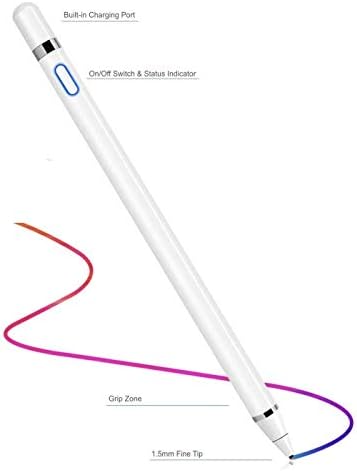 Stylus olovka kompatibilna za Apple, aktivnu olovku za detalje za ekrane na dodir, 1,5 mm