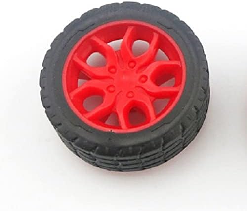 10pcs Toys Auto točkovi 30 mm Gumena guma za DIY Model Toy pribor
