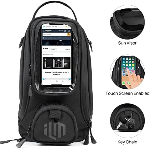 ILM torba za rezervoar za motocikle magnetna vodootporna torbica za telefon sa ekranom osetljivim na dodir torba