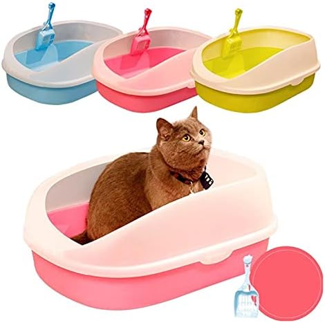 WSABIG velika kutija za smeće za mačke toalet za kućne ljubimce posuda za nosiljku za mačke lopata za toaletne