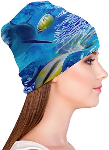 Baikutouan vidi Dolphin Print kapice za muškarce žene sa dizajnom Lobanja kapa