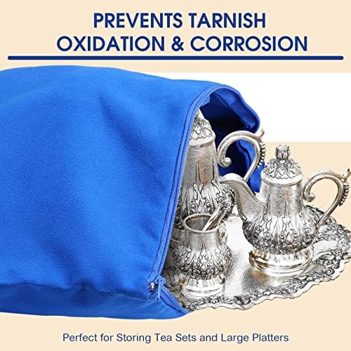 8 komada patentne srebrne vrećice za pohranu Anti tarnerne vrećice srebrne torbe srebrne vikere za skladištenje
