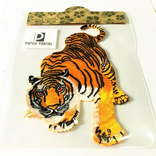 Patch portal žuti tigar 6 inčni sibirski bengalni izvezeni gvožđe na vezom