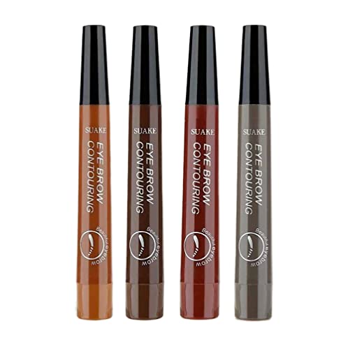Vodootporna prirodna olovka za obrve sa četiri kandže za oči obrva nijansa šminke u tri boje olovka za