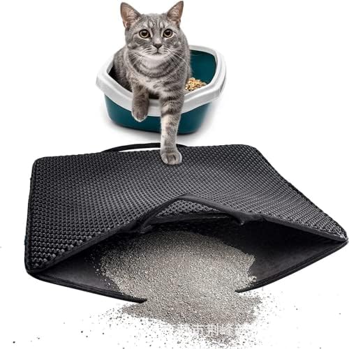 CAT GARBAGAG PAD SAĆE Dvostruki sloj zamki dizajn jastučića vodootporna urina mala mačka smeća