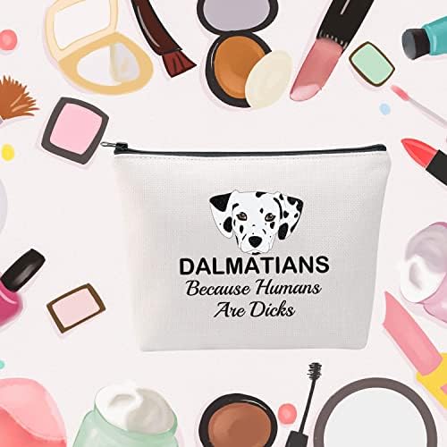 Mnigiu Dalmatinski vlasnik poklon smiješan dalmatinski šminka za pse ljubitelj psa Dalmatinci Budući da ljudi su kozmetičke torbe Dicks