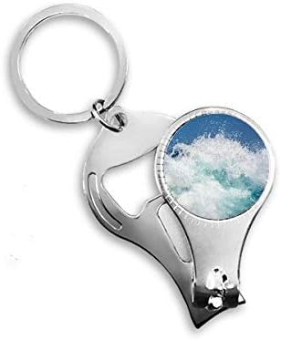 Naučna priroda Ocean Vodeni morski talas Slika Nail Nipper prsten za ključeva za boce za ključeva