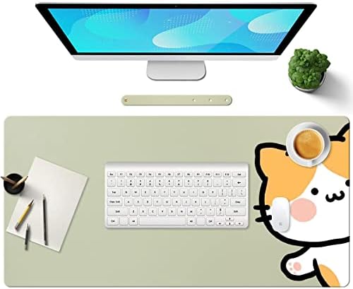 Lugeke PU kože Veliki jastuk za miša za stol, slatka mačka dugačka igračka tastatura za tipkovnicu,