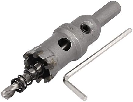 Aexit 22mm testere za rezanje & amp; dodatna oprema prečnika 10mm trouglasti rezač za rupe rezač za uvrtanje W Hex ključ za testere za rupe