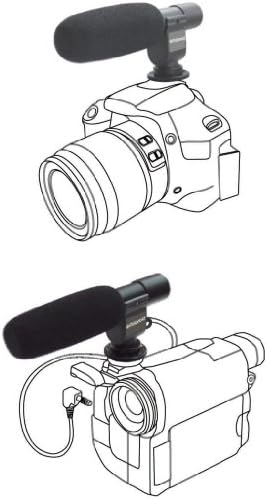 Polaroid Pro Video kondenzator sačmaric za Samsung SMX-F43, F44, F54, F54, F50, F53, H204, H200, H203, H305, H304, H303, Q10, P300, P100, K45, S10, S16 , S16 kamkorder