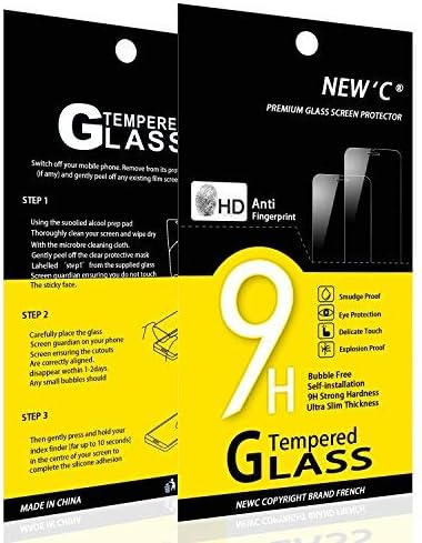NEW'C [3 Pack] dizajniran za kaljeno staklo za zaštitu ekrana Samsung Galaxy S10e, Ultra otporno na futrolu