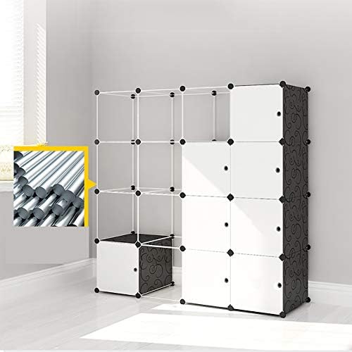 Prijenosni ormar za skladištenje odjeće, spavaće sobe Armoire Ormar sa visećim kockama modularni ormar