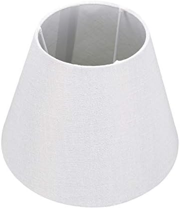 E27 Burlap platna svjetiljka sjenka rustikalna bačva tkanina lampica za stolni svijet za stolni svjetiljka za podnu žarulju, bijela