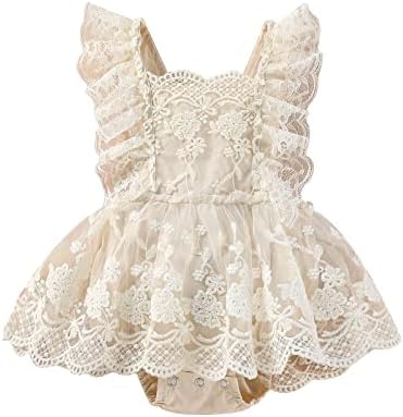 Dojenčad za djecu za bebe Romper haljina nagličasta čipkasta odjeća Baby Boho vrhovi ljetne odjeće