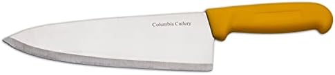 8 Kolumbijski pribor za jelo komercijalni kuhar / kuvar nož - žuta fibroks ručka - britva za oštre i suđa