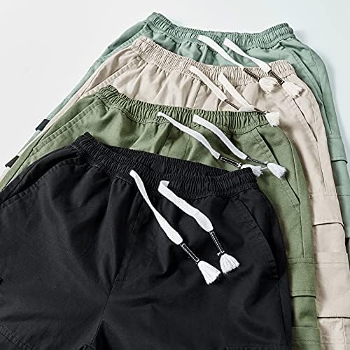 RTRDE Shorts Muške modne džepove za uvlačenje pamučne hlače sa pet bodova Kombinezoni muški