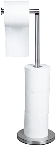 Kompaktni kamen bez stajaćih držača toaletnog papira, drhtavo čelik Tkiva Tkivnog nosača kat za polaganje za kupaonicu, srebro