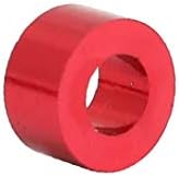 X-dree 20pcs 3 mm debljina m3 aluminijska legura ravna fende_r vijak za pranje crvene boje (20pcs 3mm grosor m3 aluminio gadabarros plano tornillo arandela rojo