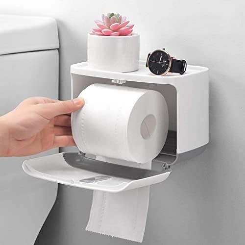 Držač toaletnog papira, držač za toalet kupaonica tkiva kutija za punjenje besplatan vodootporan za toaletni papir