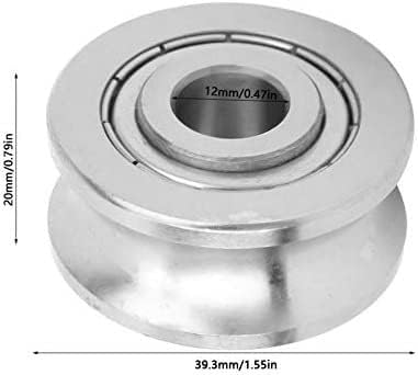 Nianxinn 1pcs Guide Guide Roller ležaj visokog ugljičnog kromiranog čelika 12x39.3x20mm Univerzalni kotačići kotača