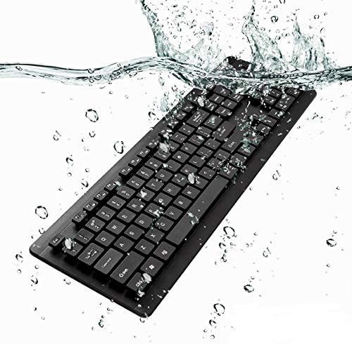 BoxWave tastatura kompatibilna sa HP Omen 16-AquaProof USB tastaturom, periva vodootporna vodootporna USB tastatura za HP Omen 16-Jet Black