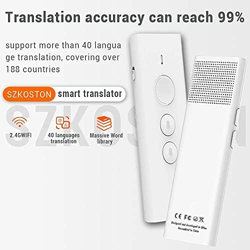 SLNFXC 40 višejezični trenutni glasovni Prevodilac prijenosni Pametni glasovni Prevodilac Online učenje ruskog