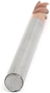 Aexit 4mm krajnji mlinovi 4mm rezni Dia Spiralni žljeb 4-flauta volfram Čelični ugao zaokruživanje