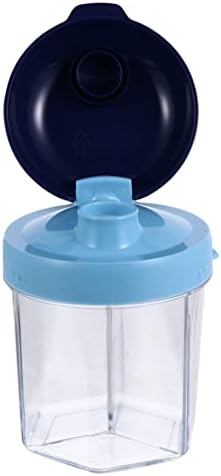Toyvian 1kom spremnik za skladištenje rižinih rezanaca posuda za dozator za hranu za bebe prenosiva posuda za hranu za bebe kutija za formulu za bebe ljubičasta mreža Polipropilenski rezervoar za skladištenje Formula kutija
