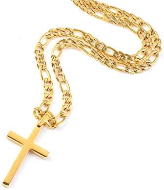 Fztn nakit zlato Figaro Link Lanac ogrlica za muškarce žene & Teens Boys 18k pozlaćena nehrđajućeg čelika ogrlica,modni nakit,nositi sami ili sa privjeskom, 18-26 inč