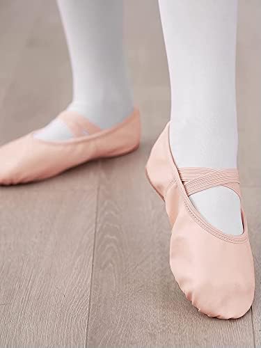 Stelle Djevojke Baletne Cipele Od Prave Kože Za Malu Djecu Bez Kravate Za Dječake Baletne Plesne Papuče
