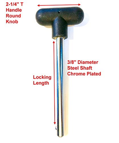 SBDS PIN za brzo otpuštanje, zatezanje 3-1 / 4 Zaključavajući prostor | T Rukuje okrugli gumb | COTTER CHROMED