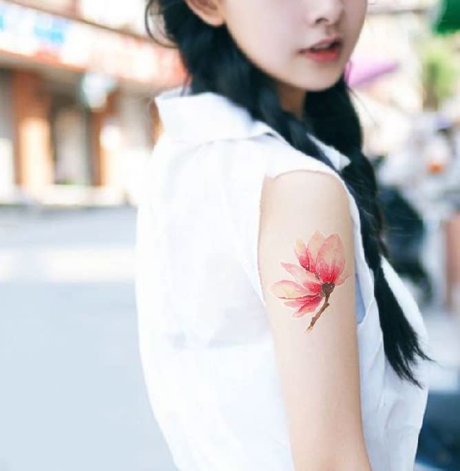 Jjkun 5 kom. Originalne naljepnice za cvijeće naljepnice Mala svježa ženska vodootporna trajna korejska mala slika Djevojka Cvijeće ramena