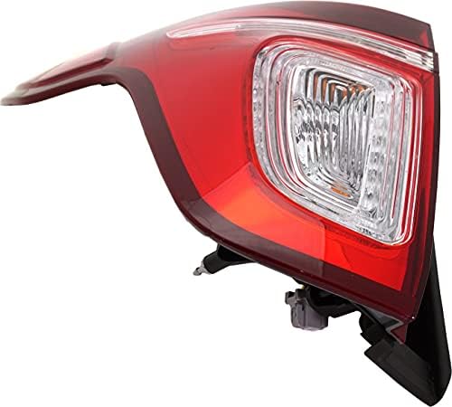 Evan Fischer bočni sklop zadnjeg svjetla vozača kompatibilan sa Ford Explorerom 2011-2015, uslužnim programom policijskih presretača 2013-2015, CAPA prozirnim i crvenim objektivom sa sijalicom