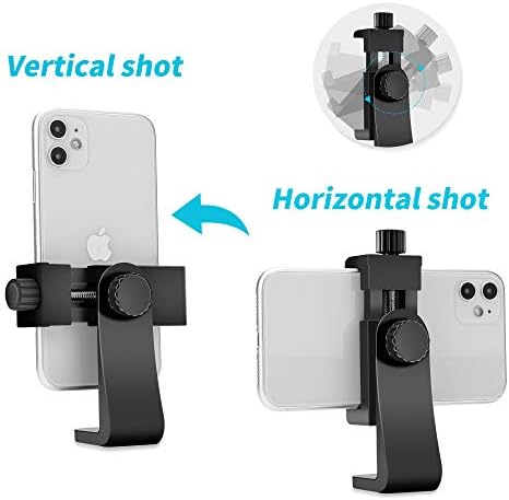 Fotopro nosač za stativ za telefon sa 1/4 inča standardnim vijkom za 360 stepeni rotirajućim univerzalnim