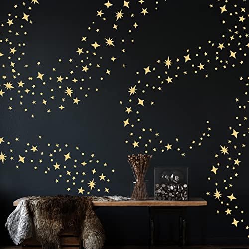 876 tačaka zvijezde zidne naljepnice Zlatne Zvijezde naljepnice za zidove naljepnice sa zlatnim zvijezdama
