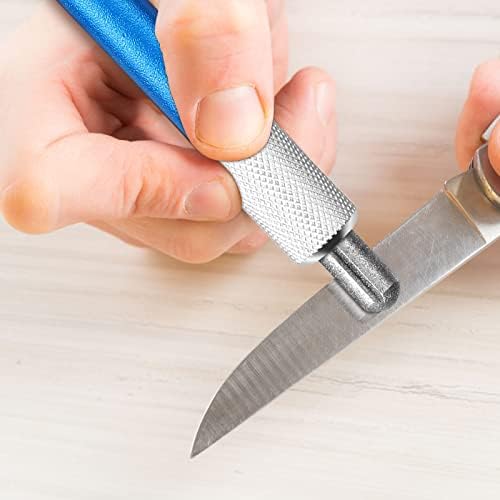 2 komada dijamantski uvlačivi nož za oštrenje čelični štap za oštrenje za kuhinjske vanjske alate za nazubljene štapiće