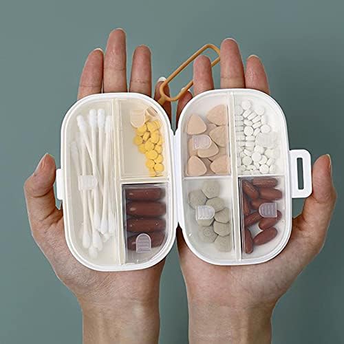 Pzj-Organizator pilula za zaštitu od vlage, prenosiva dizajnerska kutija za pilule vodootporna velika dozator tableta za dnevne vitamine i višestruke lijekove,a