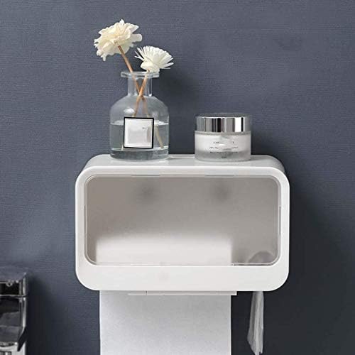 ZLDXDP toaletni držač papira natkriveni, zidni nosač tkiva za toalet za držač za kupaonicu