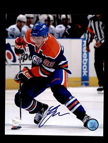 Ryan Nugent Hopkins JSA COA potpisao je 8x10 fotografija autograma - autogramirane NHL fotografije