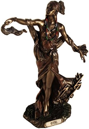 Oya - Boginja vjetra, oluje i transformacije figurine, brončana boja