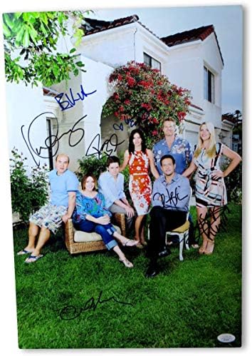 Cougartown Cast potpisan autograme 13x19 Photo Cox Miller Philipps JSA II23347