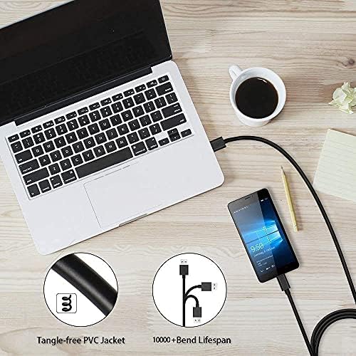 Parthcksi Micro USB Charger Sync transfer Cord za Samsung Android Touchscreen Smartphone Gem