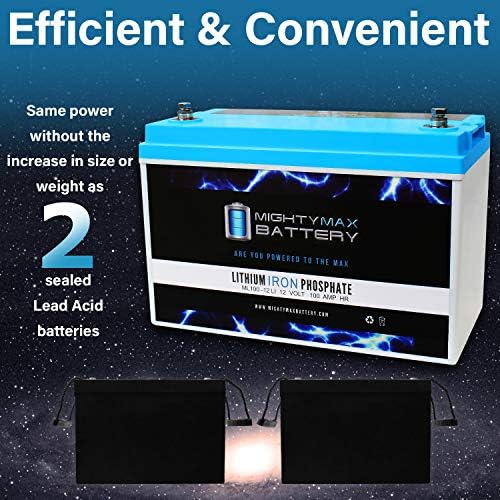 12V 100Ah litijumska zamjenska baterija kompatibilna sa solarnim PV generatorom Tea-6B11-1000VA - 4 pakovanja