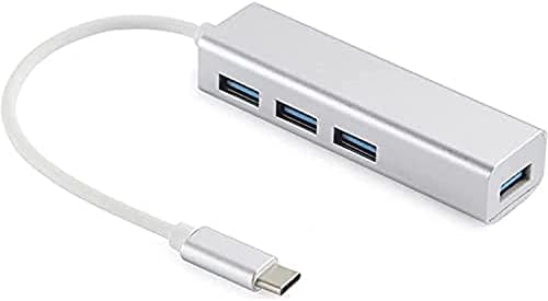 Sandberg USB - C do 4x USB 3.0 hub Saver | USB 3.0 Hub | 4 Data portovi | Plug & amp; Play | USB-C Adapter Multiport / USB Splitter | brz prenos podataka / USB proširenje Hub za PC MacBook Win MacOS / Saver