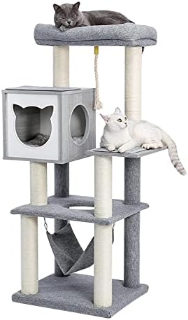 WALNUTA mačka mače drvo za grebanje sa igračkom miša na gornjem krevetu za opuštanje ogrebotina Sisal za igru