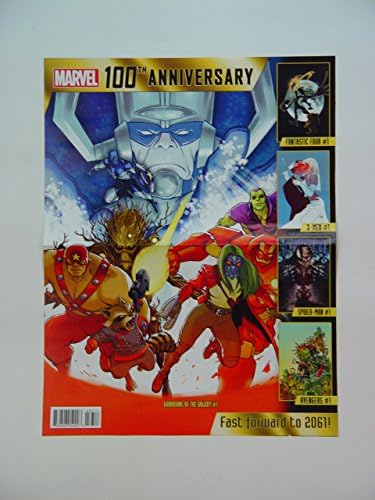 Marvel 100. godišnjica promo poster dvostrana i preklopljena / nehumana 4