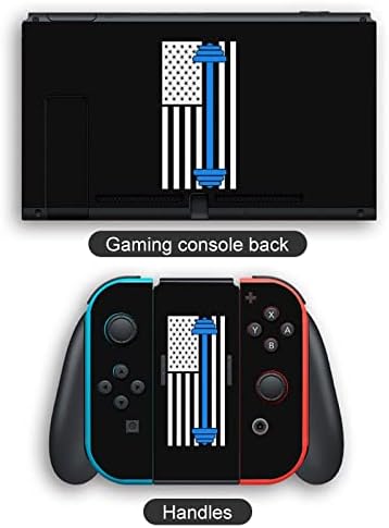 Naljepnice za podizanje američke zastave pokrivaju prednju ploču za zaštitu kože za Nintendo Switch