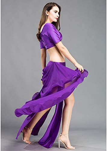 Royal Smeela trbušni plesni kostim za žene Trpučki ples i šifon suknje plesne haljine, jedna veličina, 6 boja