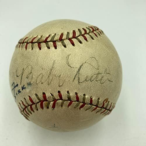 Babe Ruth Lou Gehrig Jimmie Foxx potpisao je bejzbol JSA COA 1920 - autogramirani bejzbol